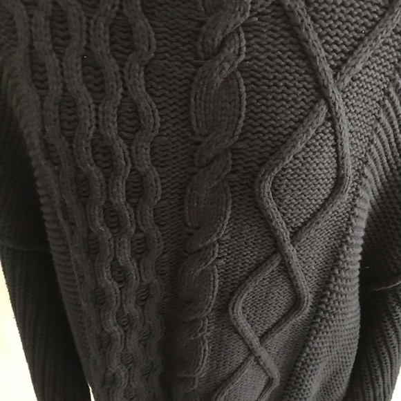 Free People Dream Cable Crew Sweater in Black NWT Small - Picture 12 of 14